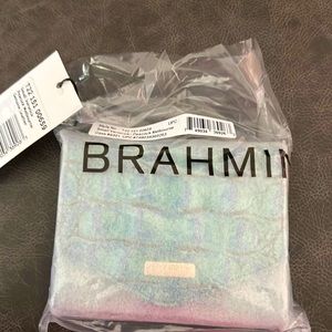 NWT Brahmin small Veronica wallet in Peacock color. Smoke free home.